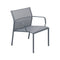 Cadiz Low Armchair  option Storm Grey (Speckled Textured) - Stereo Fabric