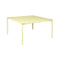 Calvi Square Dining Table  option Frosted Lemon (Textured)