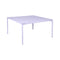 Calvi Square Dining Table  option Marshmallow (Textured)