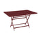 Caractere Rectangle Dining Table  option Chili Red (Textured)