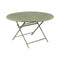 Caractere Round Dining Table  option Willow Green (Speckled Textured)