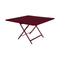 Caractere Square Dining Table  option Black Cherry (Textured)