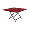 Caractere Square Dining Table  option Chili Red (Textured)