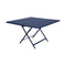 Caractere Square Dining Table  option Deep Blue (Textured)