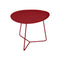 Cocotte Low Table with Removable Tray  option Chili Red (Textured)