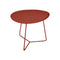 Cocotte Low Table with Removable Tray  option Red Ochre (Textured)