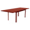 Costa Extendable Dining Table  option Red Ochre (Textured)
