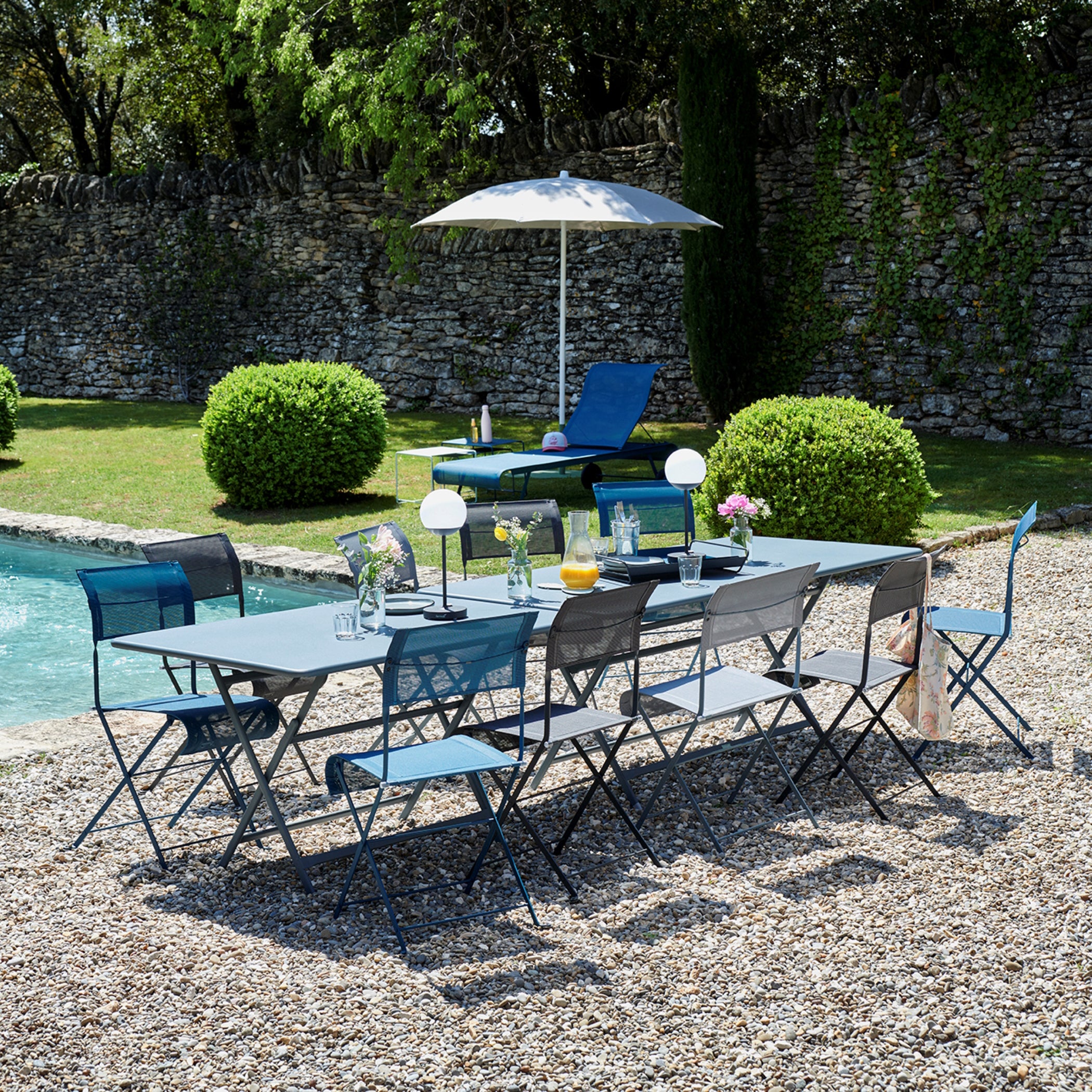 Fermob Dune Folding Side Chair - Thumbnail 4