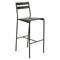 Facto Bar Stool  option Liquorice (Textured)