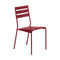 Facto Side Chair (Set of 2)  option Chili Red (Textured)