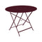 Floreal Perforated Table  option Black Cherry (Textured)