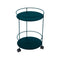 Guinguette Side Table with Wheels  option Acapulco Blue (Textured)