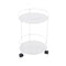 Guinguette Side Table with Wheels  option Cotton (Textured)