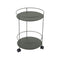 Guinguette Side Table with Wheels  option Rosemary (Textured)