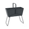 High Basket Planter  option Anthracite (Speckled Textured)