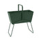 High Basket Planter  option Cedar Green (Textured)