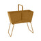 High Basket Planter  option Gingerbread (Textured)