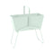 High Basket Planter  option Ice Mint (Textured)