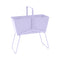 High Basket Planter  option Marshmallow (Textured)