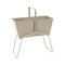 High Basket Planter  option Nutmeg (Speckled Textured)
