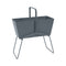 High Basket Planter  option Storm Grey (Speckled Textured)
