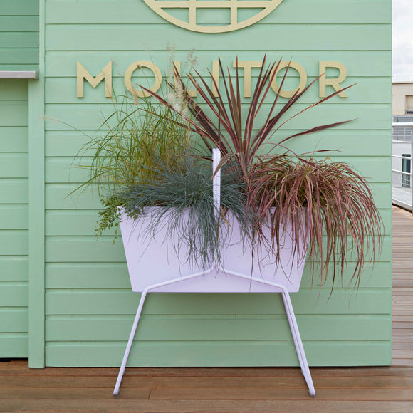 Fermob High Basket Planter in Blue