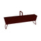 Long Basket Planter  option Black Cherry (Textured)