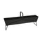 Long Basket Planter  option Liquorice (Textured)