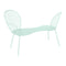 Lorette Conversation Bench  option Ice Mint (Textured)