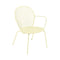 Lorette Low Armchair (Set of 2)  option Frosted Lemon (Textured)