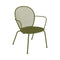 Lorette Low Armchair (Set of 2)  option Pesto (Textured)