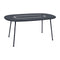 Lorette Oval Dining Table  option Anthracite (Speckled Textured)