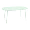 Lorette Oval Dining Table  option Ice Mint (Textured)