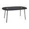 Lorette Oval Dining Table  option Liquorice (Textured)