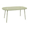 Lorette Oval Dining Table  option Willow Green (Speckled Textured)