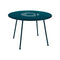 Lorette Round Dining Table  option Acapulco Blue (Textured)