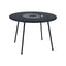 Lorette Round Dining Table  option Anthracite (Speckled Textured)