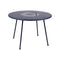 Lorette Round Dining Table  option Deep Blue (Textured)
