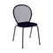 Lorette Side Chair (Set of 2)  option Deep Blue (Textured)
