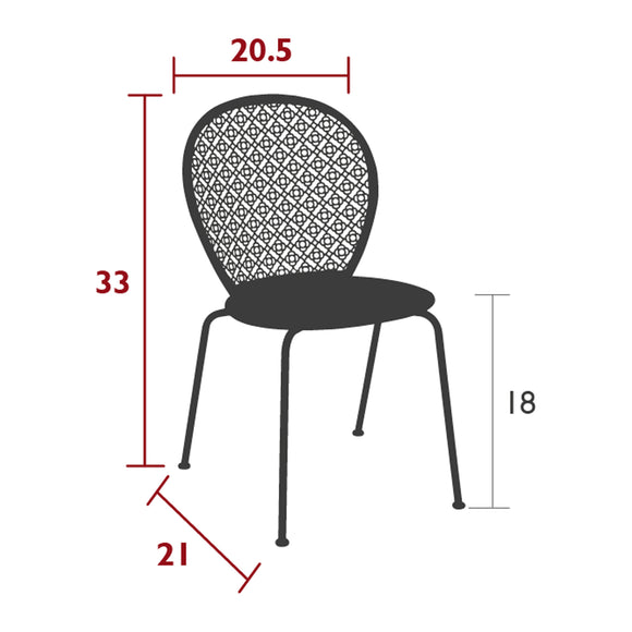 Lorette Outdoor Side Chair (Set of 2)