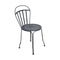 Louvre Side Chair (Set of 2)  option Anthracite (Speckled Textured)
