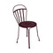 Louvre Side Chair (Set of 2)  option Black Cherry (Textured)
