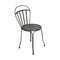 Louvre Side Chair (Set of 2)  option Liquorice (Textured)
