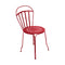 Louvre Side Chair (Set of 2)  option Poppy Red (Smooth)