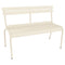 Luxembourg 2 Seater Outdoor Bench  option Latte Beige (Textured)