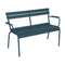 Luxembourg 2-Seater Garden Bench  option Acapulco Blue (Textured)