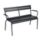 Luxembourg 2-Seater Garden Bench  option Anthracite (Speckled Textured)
