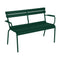 Luxembourg 2-Seater Garden Bench  option Cedar Green (Textured)