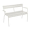 Luxembourg 2-Seater Garden Bench  option Clay Grey (Textured)