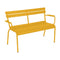 Luxembourg 2-Seater Garden Bench  option Honey (Textured)